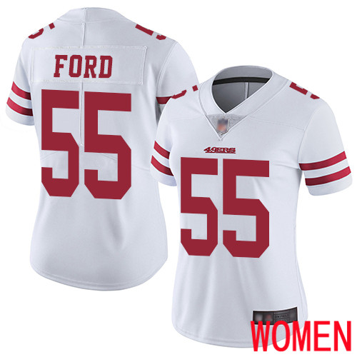 San Francisco 49ers Limited White Women Dee Ford Road NFL Jersey #55 Vapor Untouchable